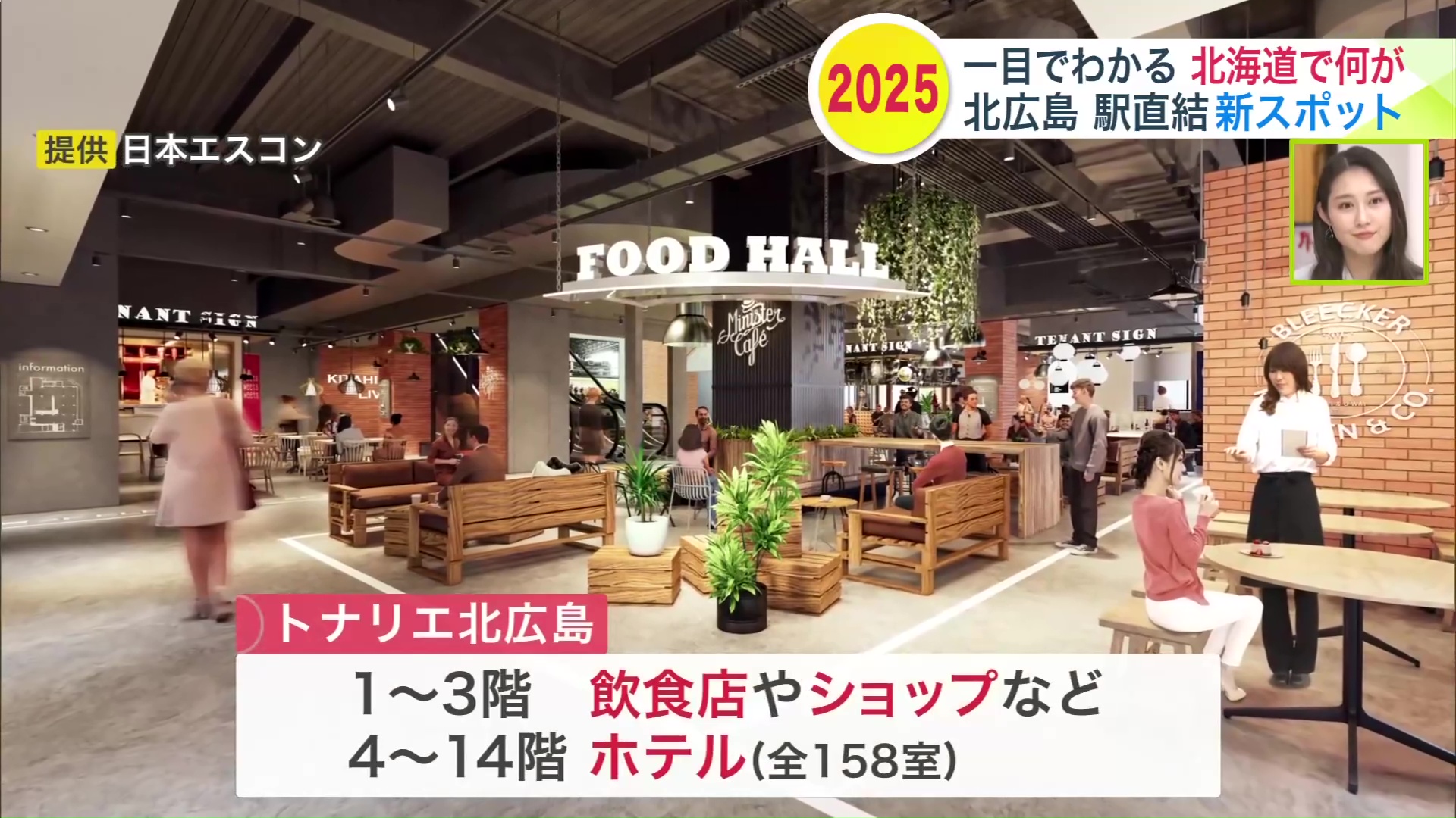 5月開業予定の商業施設「トナリエ北広島」