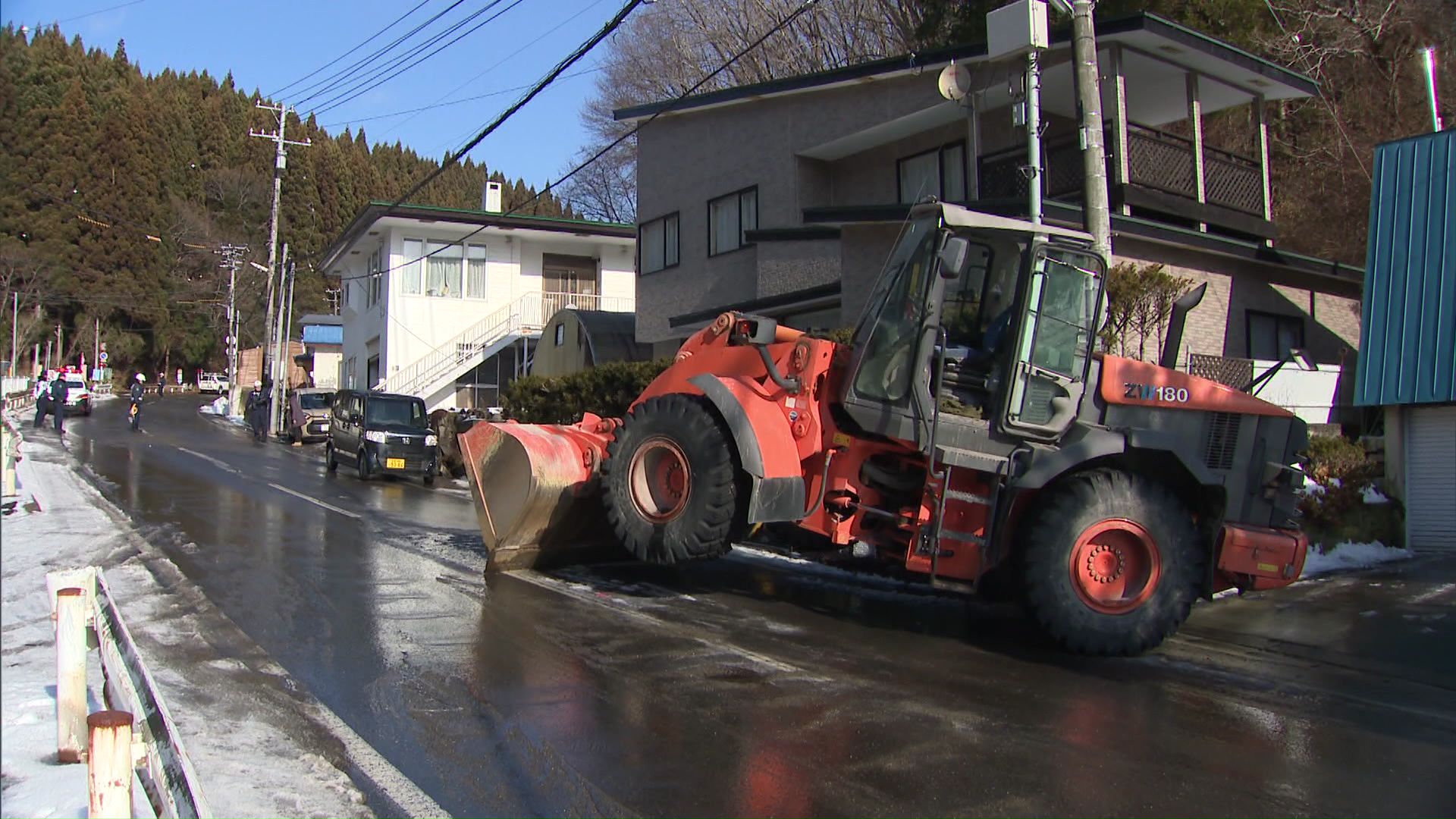 事故があった現場(室蘭市)