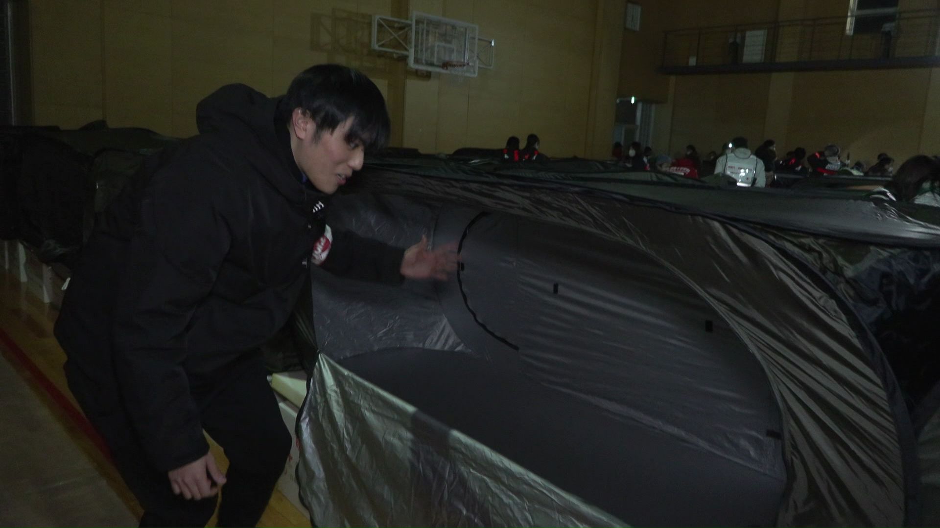 個人の空間を確保する