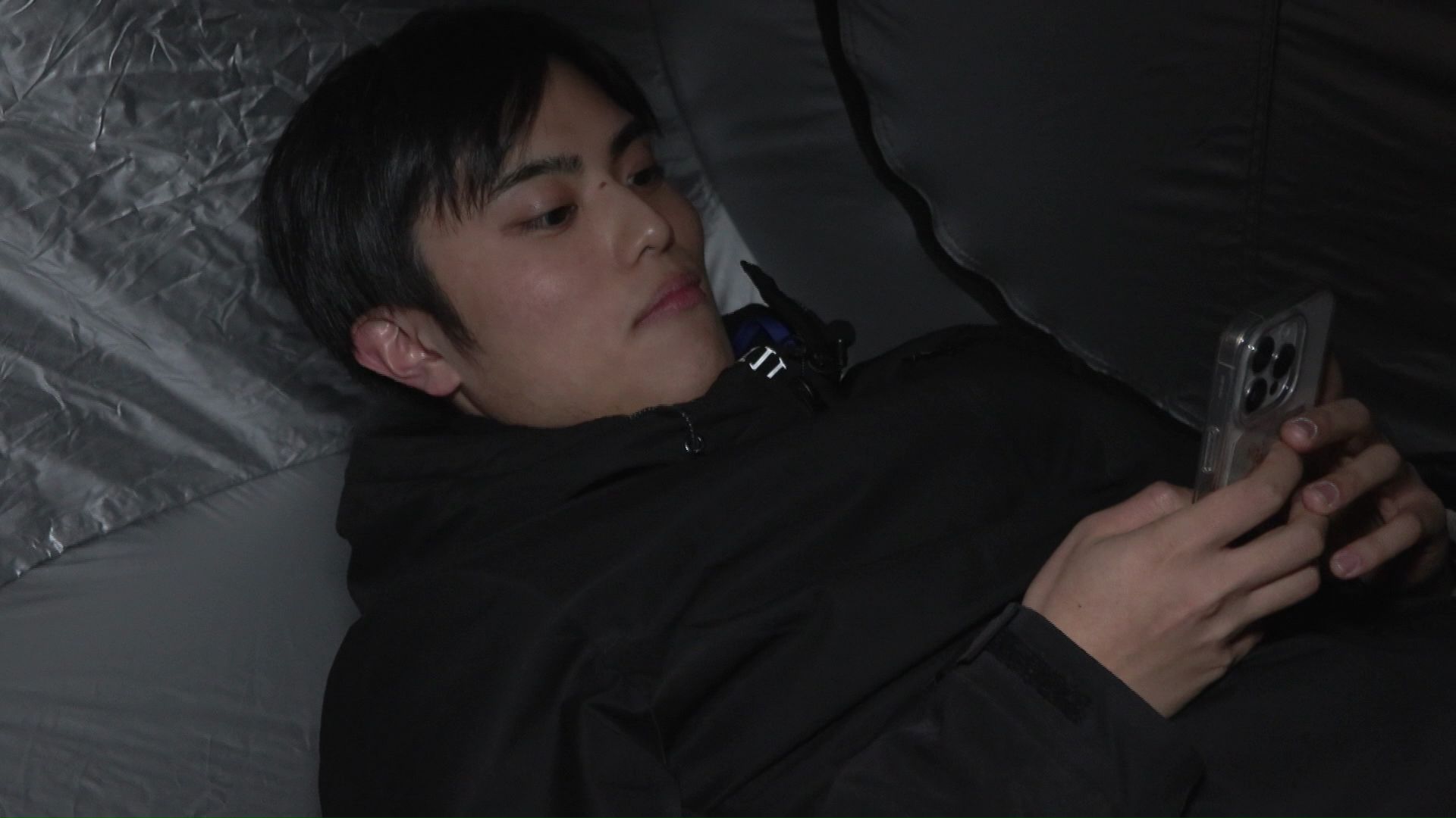 テント内はプラス11℃も