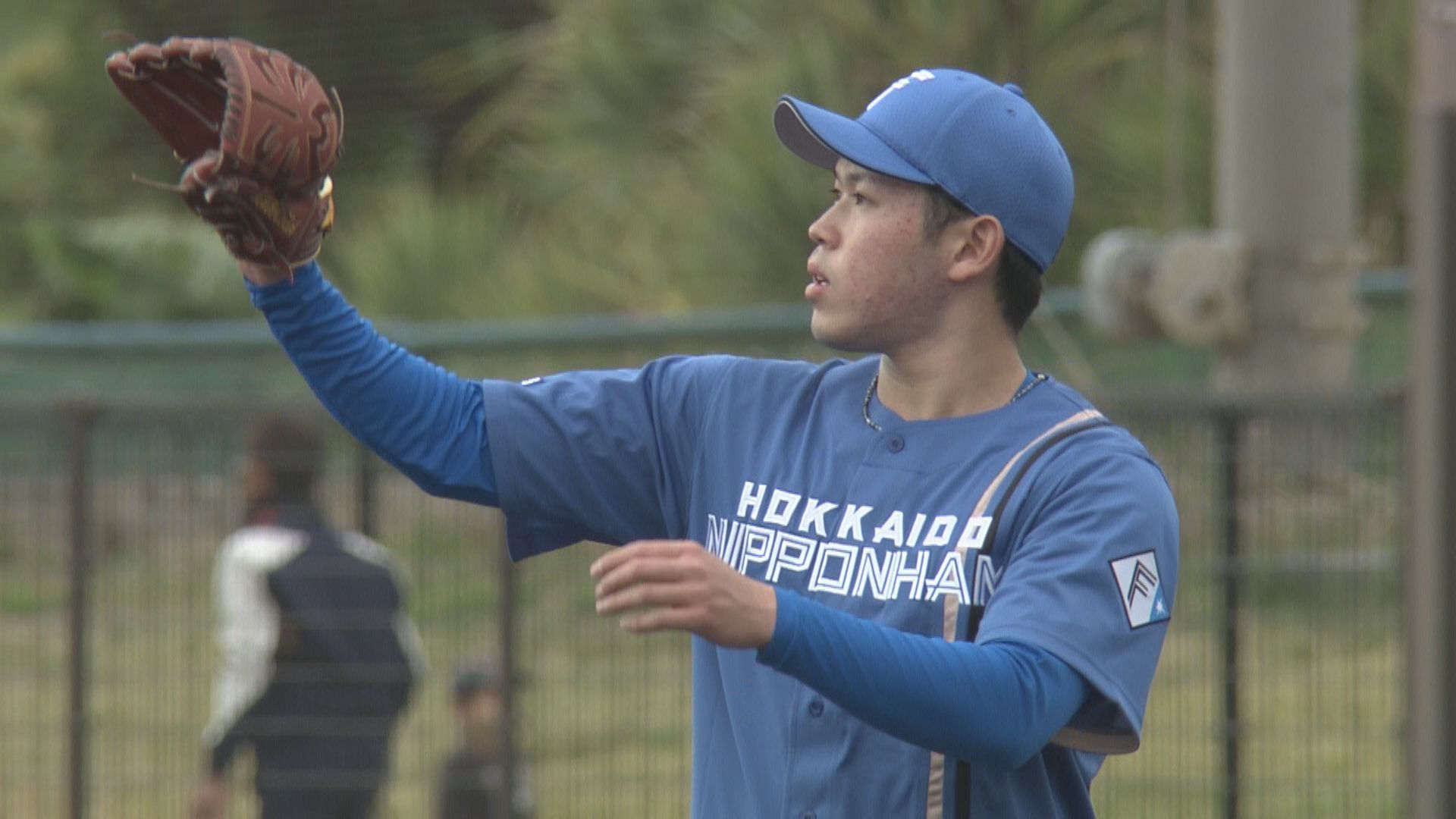 練習試合に先発した根本投手