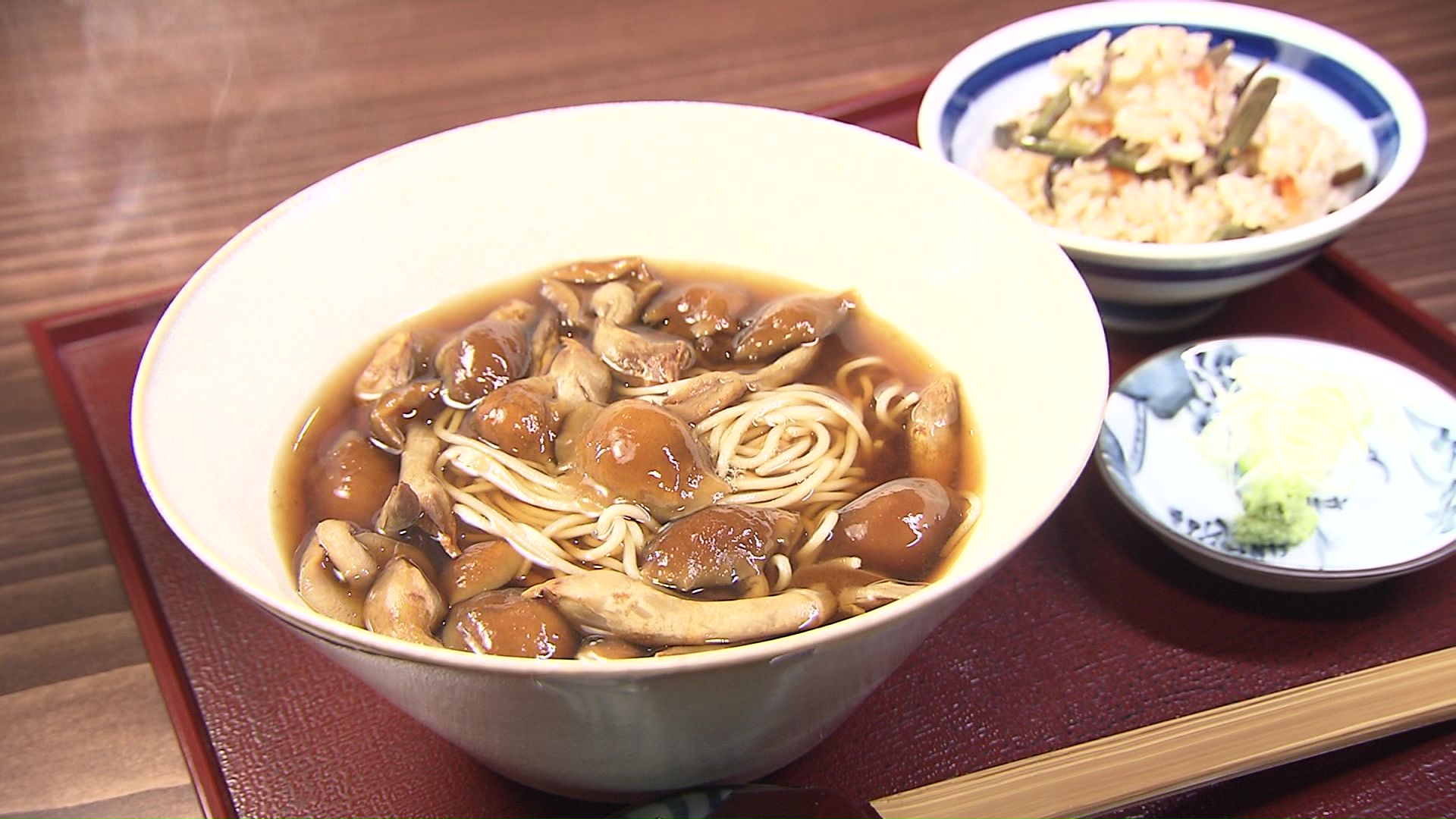 奥飛騨のなめこそば