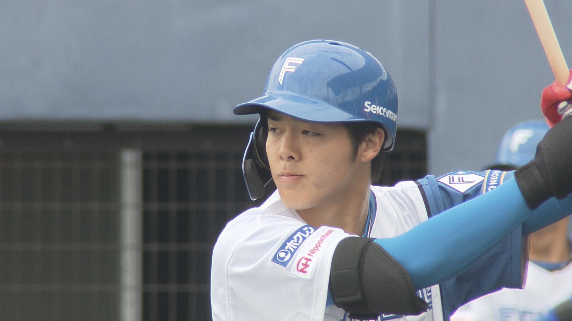 初の対外試合 二刀流ドラ1ルーキー柴田 獅子選手