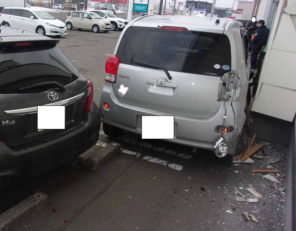 事故があった現場 (提供:道警)