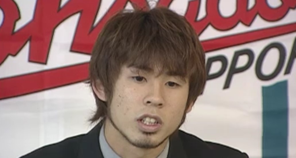 コンサドーレ札幌時代の山瀬功治選手(2002年)