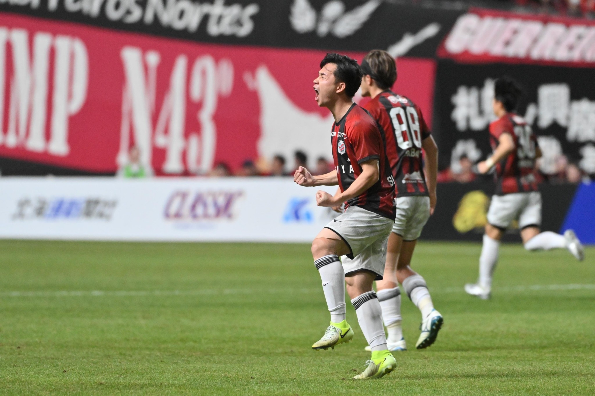 前半38分に今季チーム初ゴールをあげたタイ代表MFスパチョーク選手 提供 北海道コンサドーレ札幌