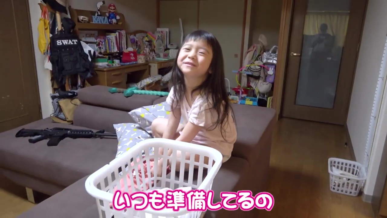 着替えは自分で