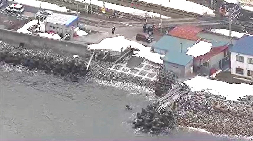 遺体が見つかった現場(24日)