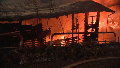 火事があった現場