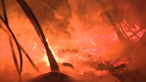 火事があった現場