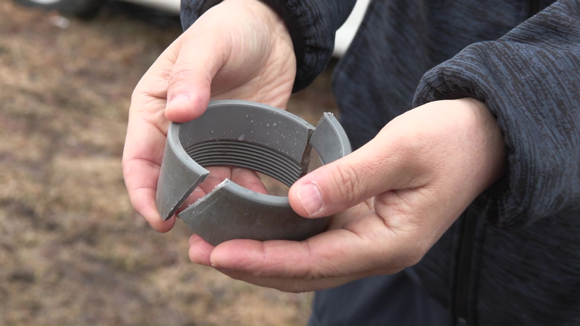 切除されたパイプ