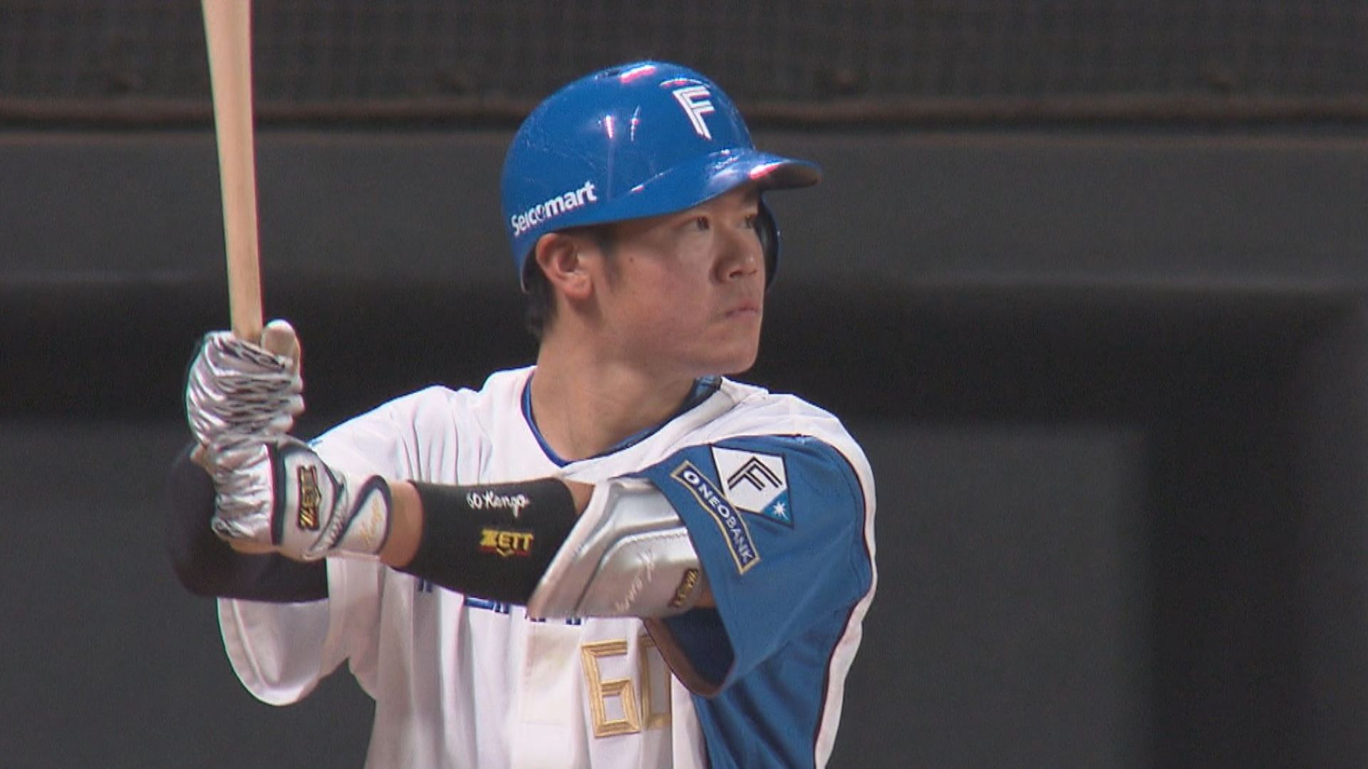 打席に立つ吉田賢吾選手