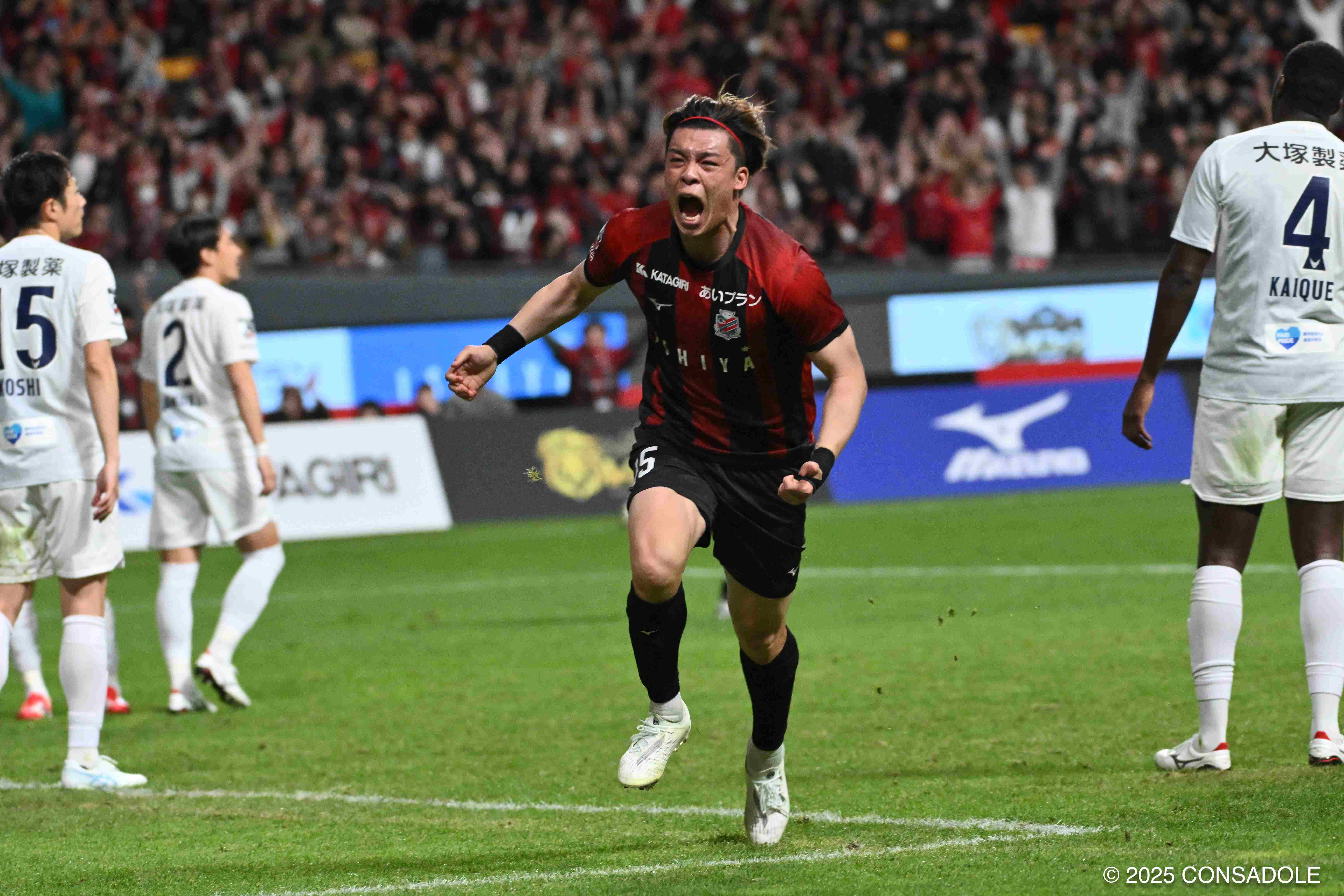 決勝ゴールを決めた家泉怜依選手 提供 北海道コンサドーレ札幌