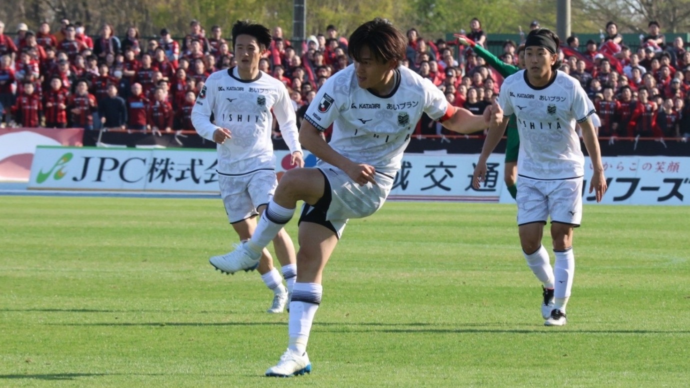 vs水戸戦にフル出場したキャプテンのMF高嶺朋樹選手(提供 北海道コンサドーレ札幌)