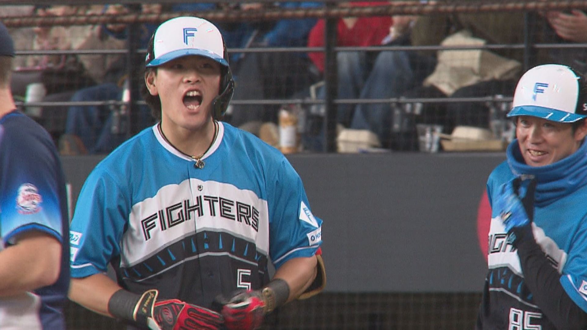 3回裏にタイムリーを放った野村佑希選手