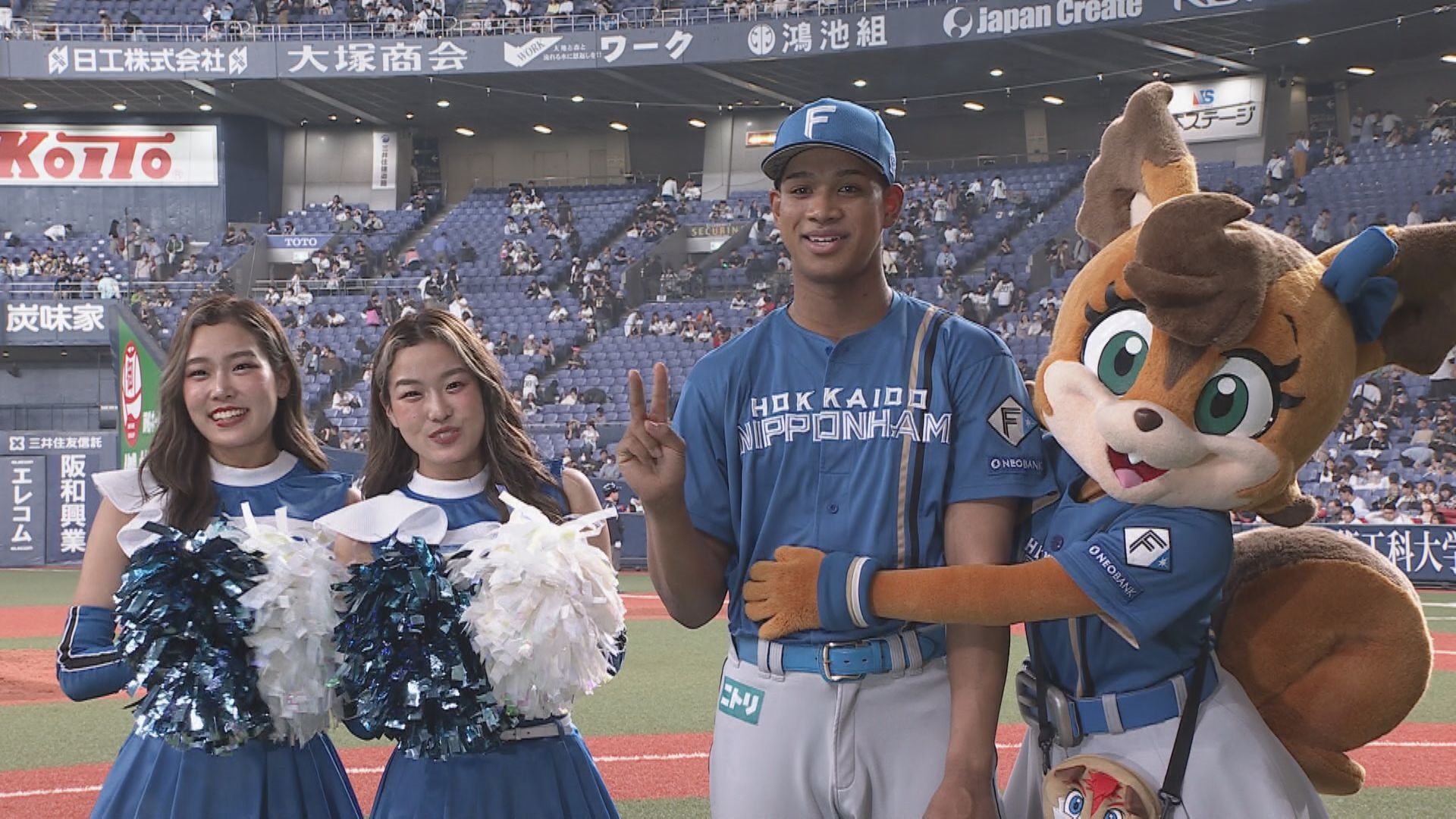 8回に代打で第4号の3ランホームランを放った万波中正選手