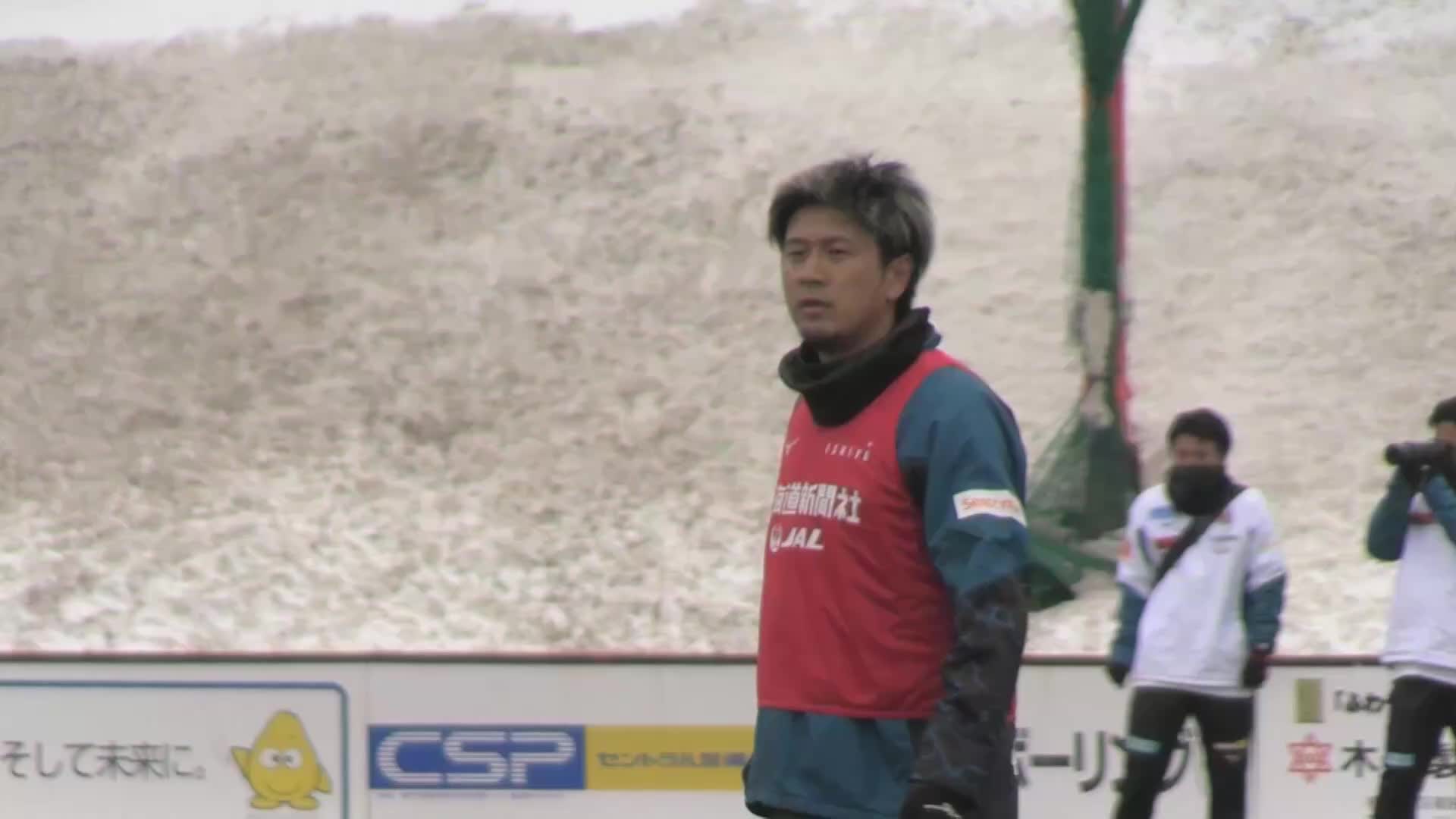 宮澤裕樹選手は後半17分までプレー