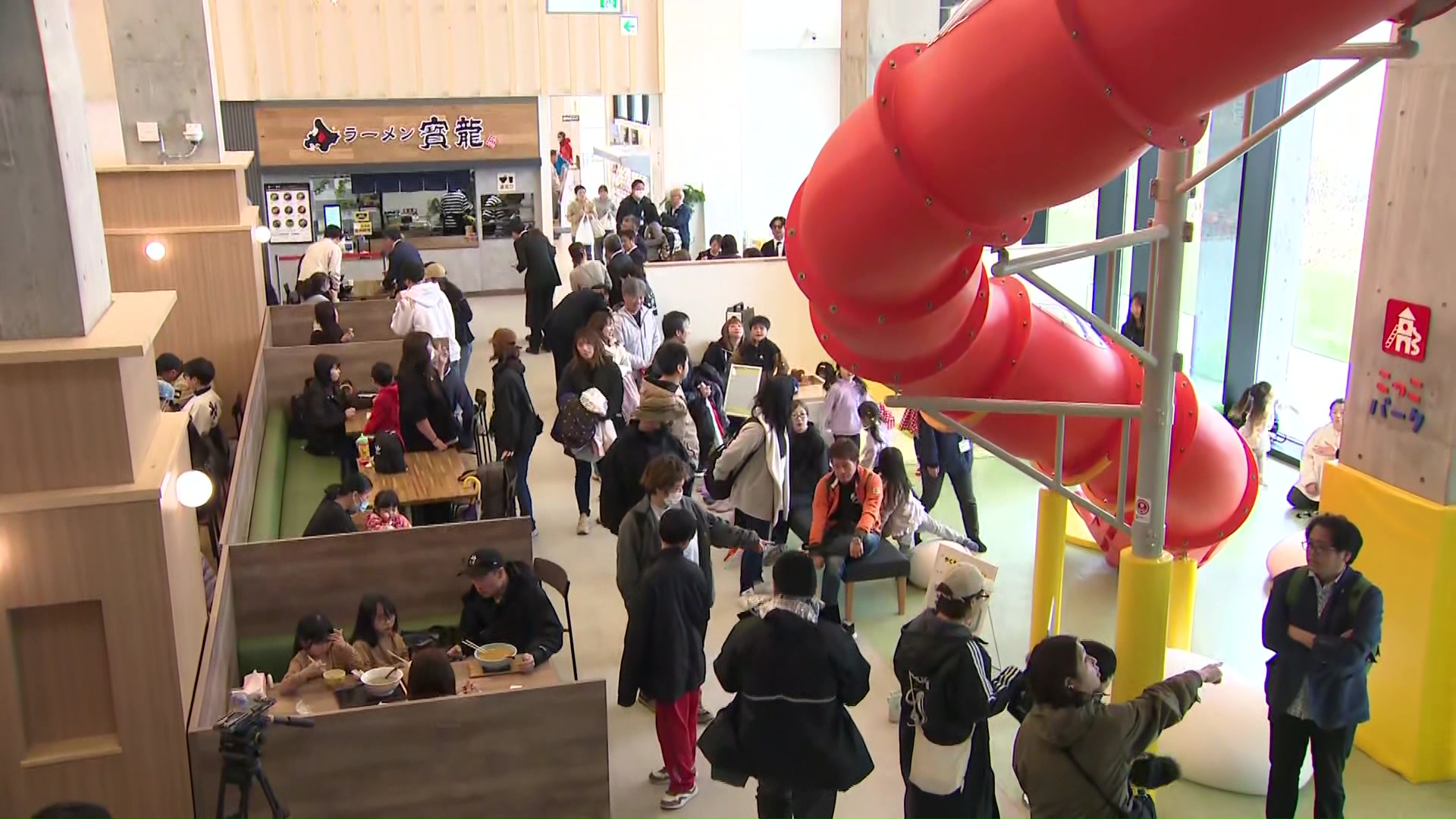 ファミリー層にうれしい遊具が多数