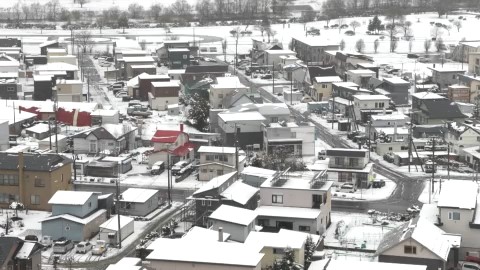 北見市内もご覧のように雪景色