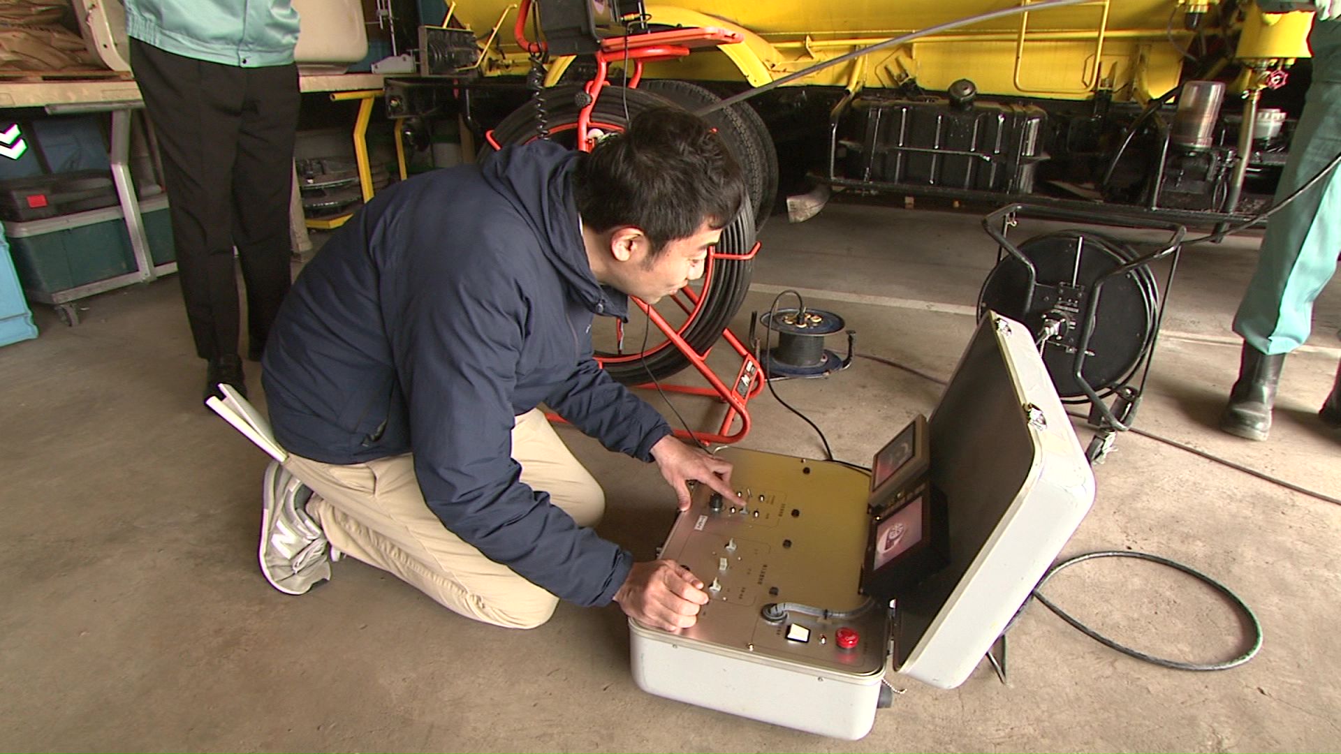 ロボット操作を記者が体験