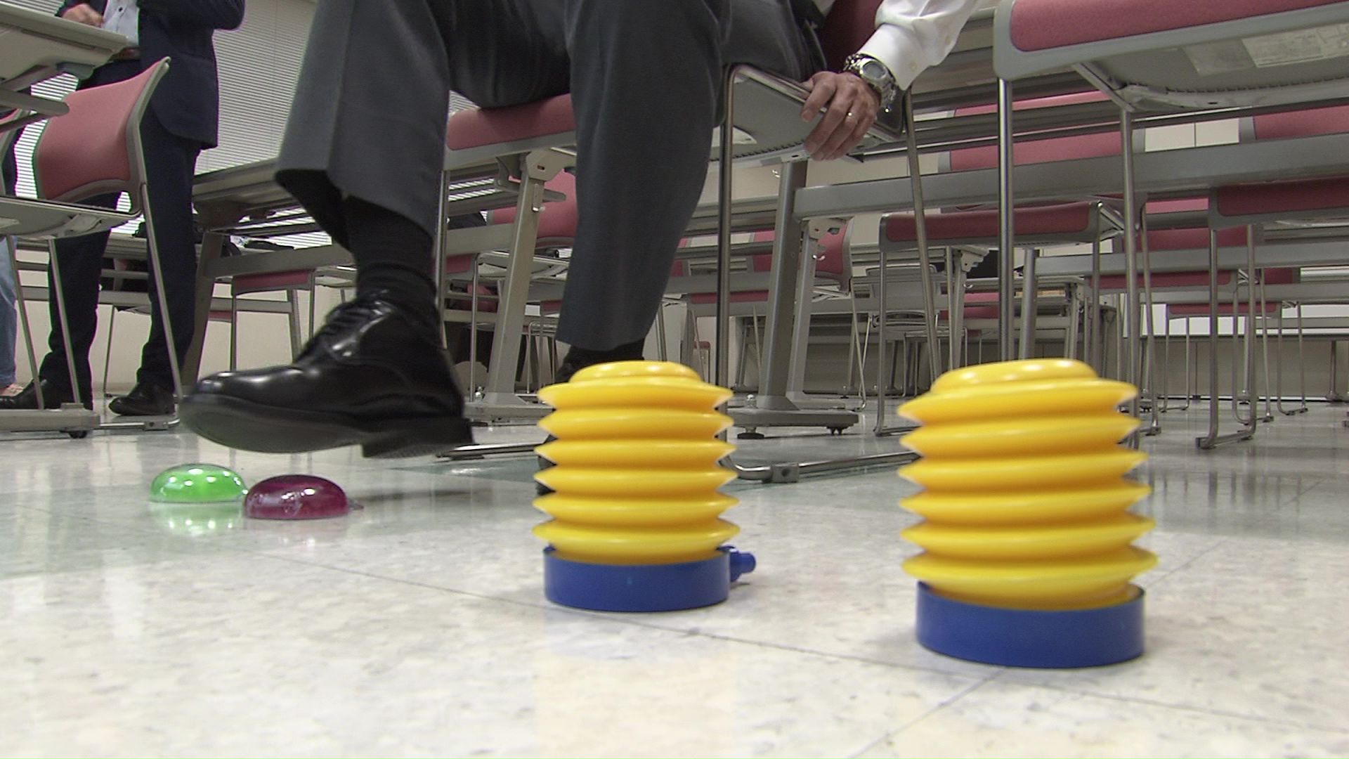 ペダルの代わりに空気入れを―