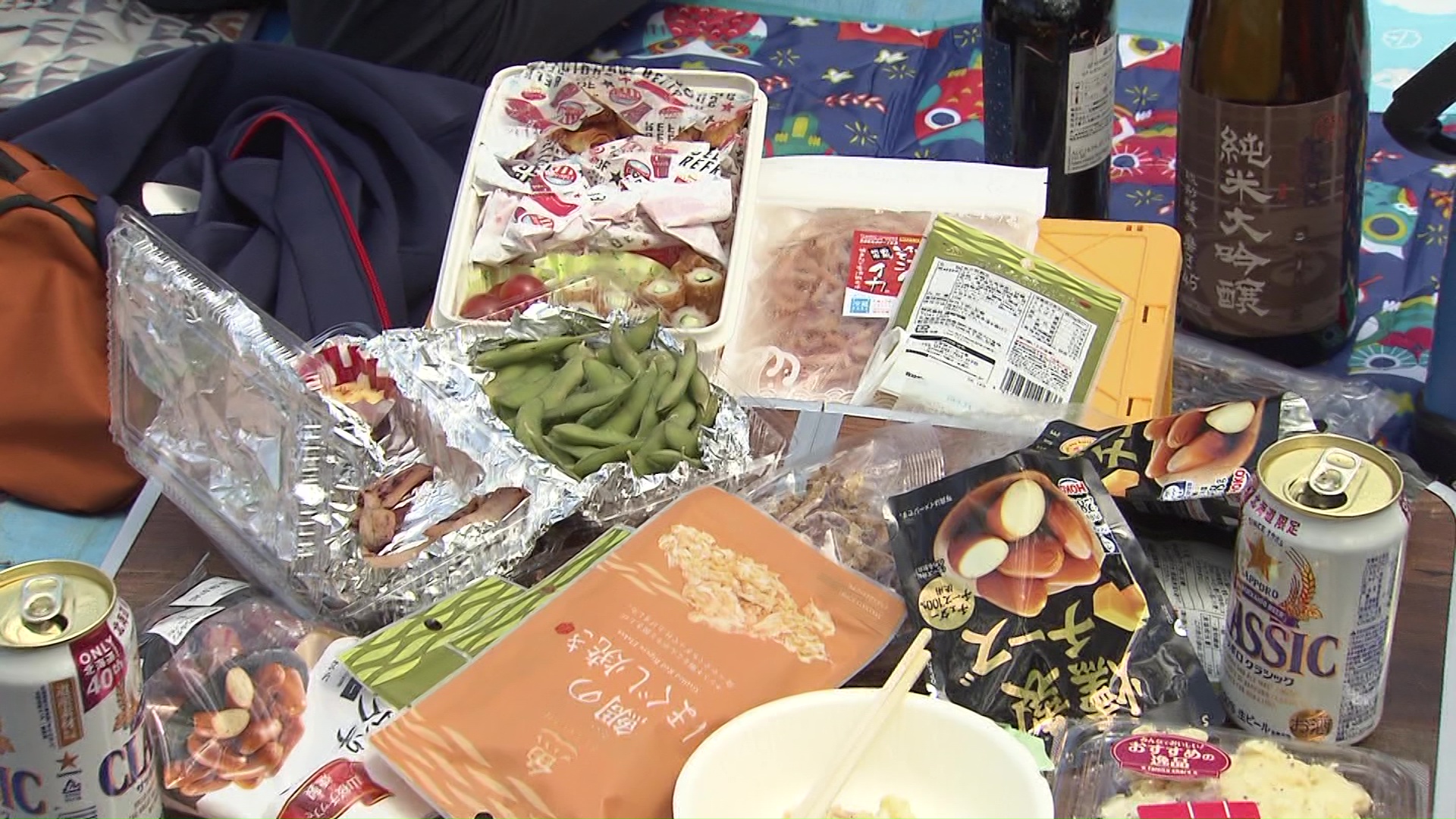 最終日もにぎわう円山公園