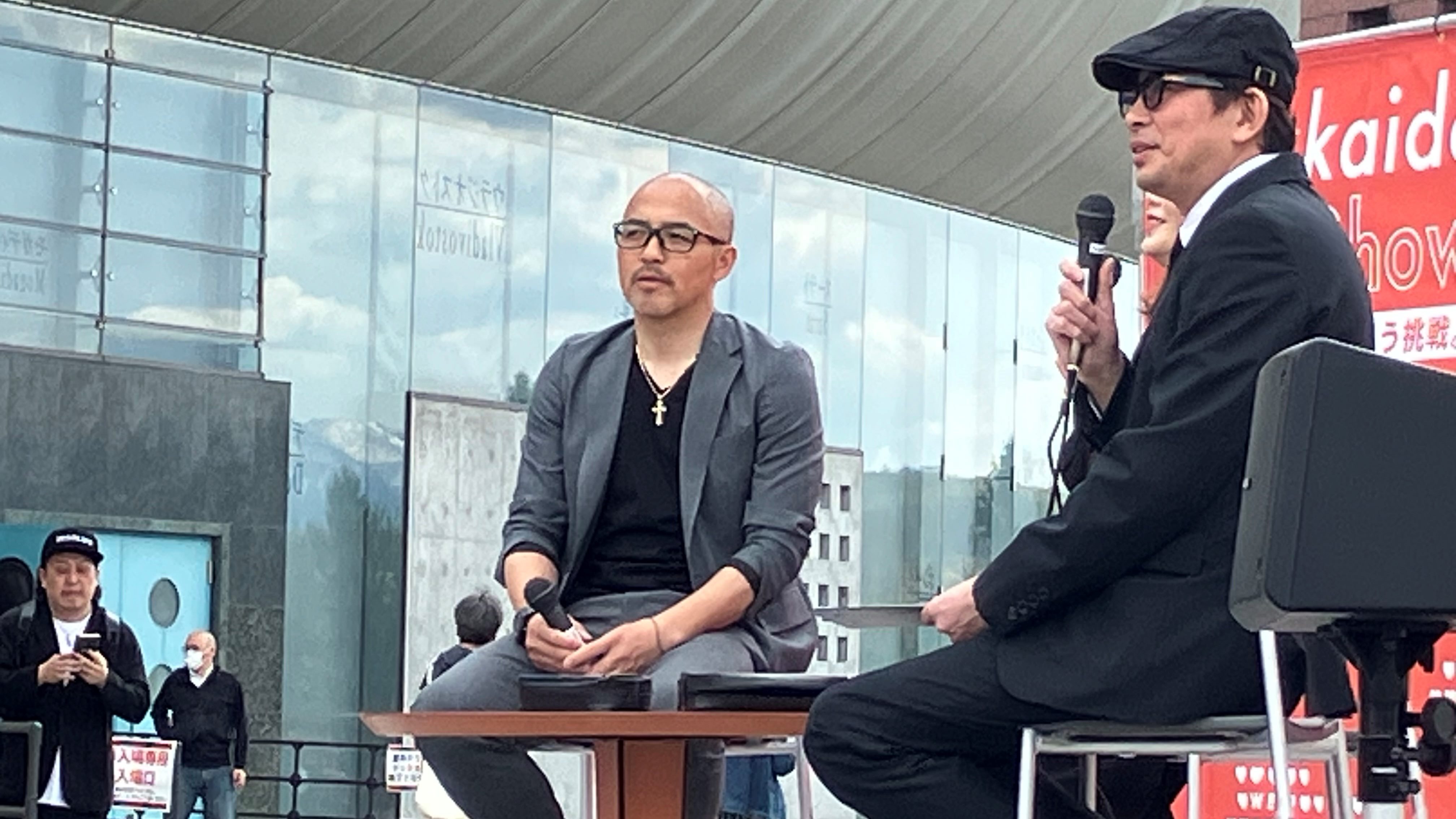 北海道コンサドーレ札幌 小野伸二O.N.Oとコンサドーレスペシャルサポーター鈴井貴之さん