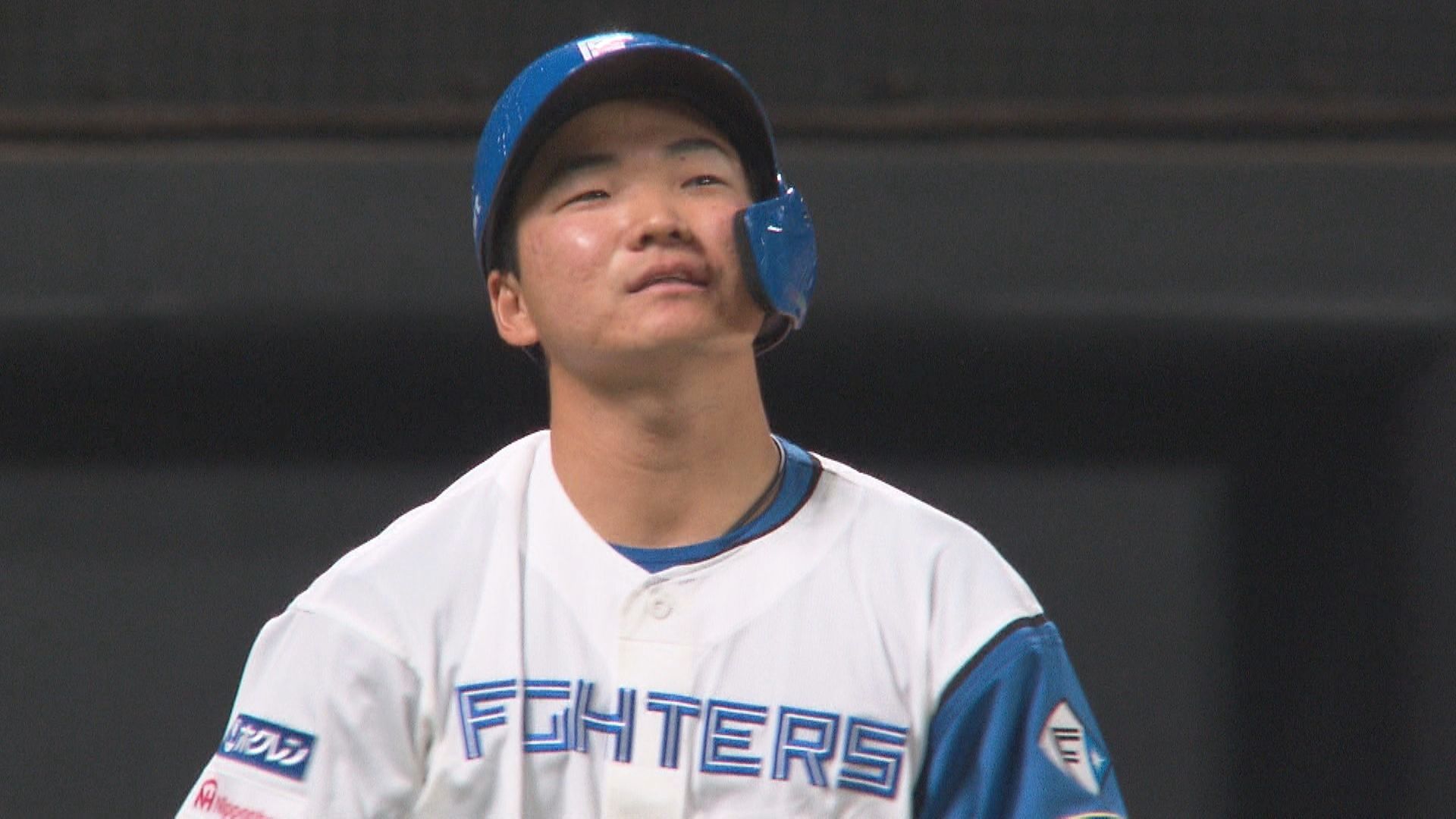 チャンスを生かせず悔しさを滲ませる山縣秀選手