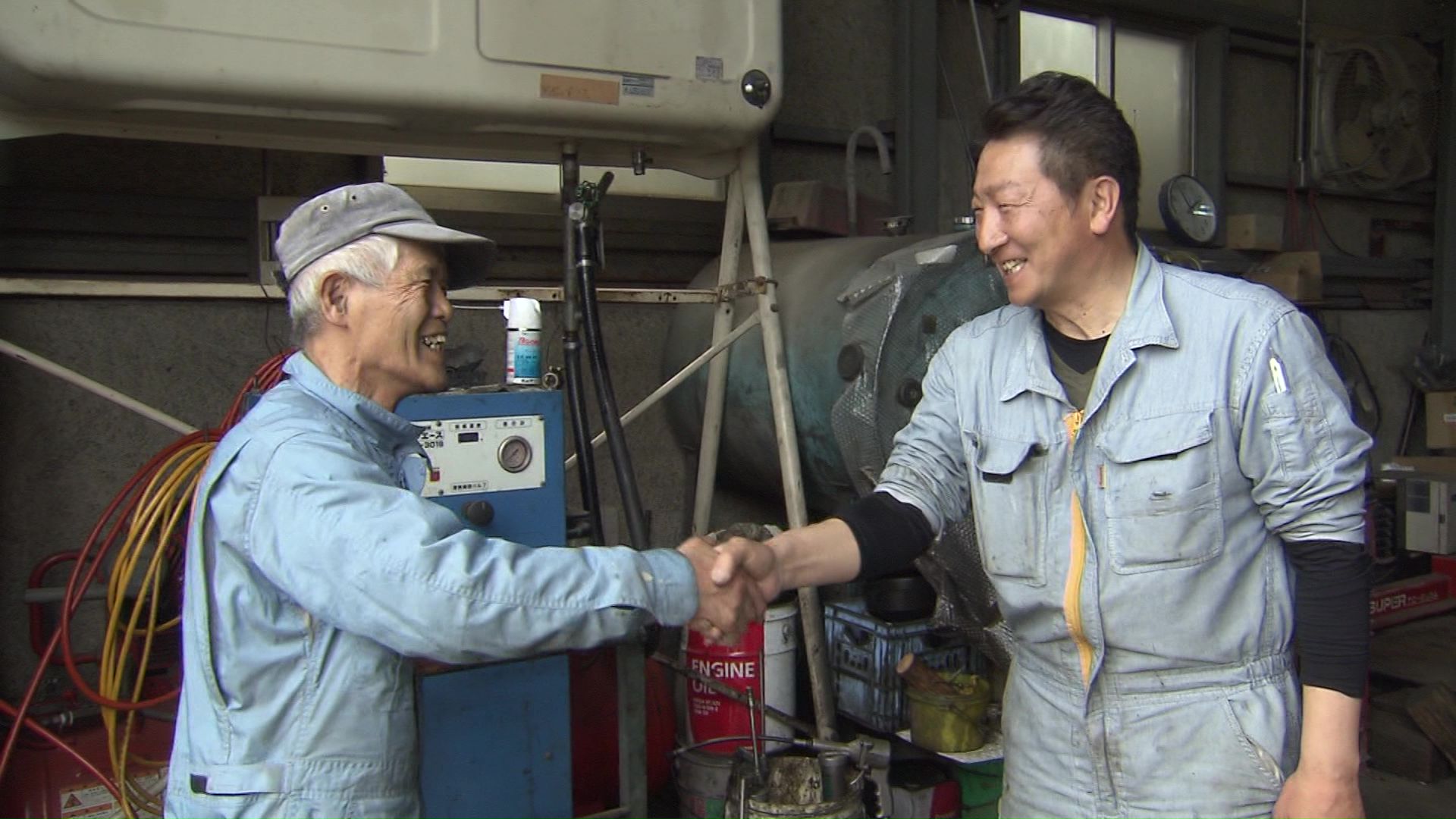 三浦さんは工場長に