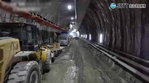 資料：北海道新幹線のトンネル工事現場（提供：JRTT鉄道・運輸機構）