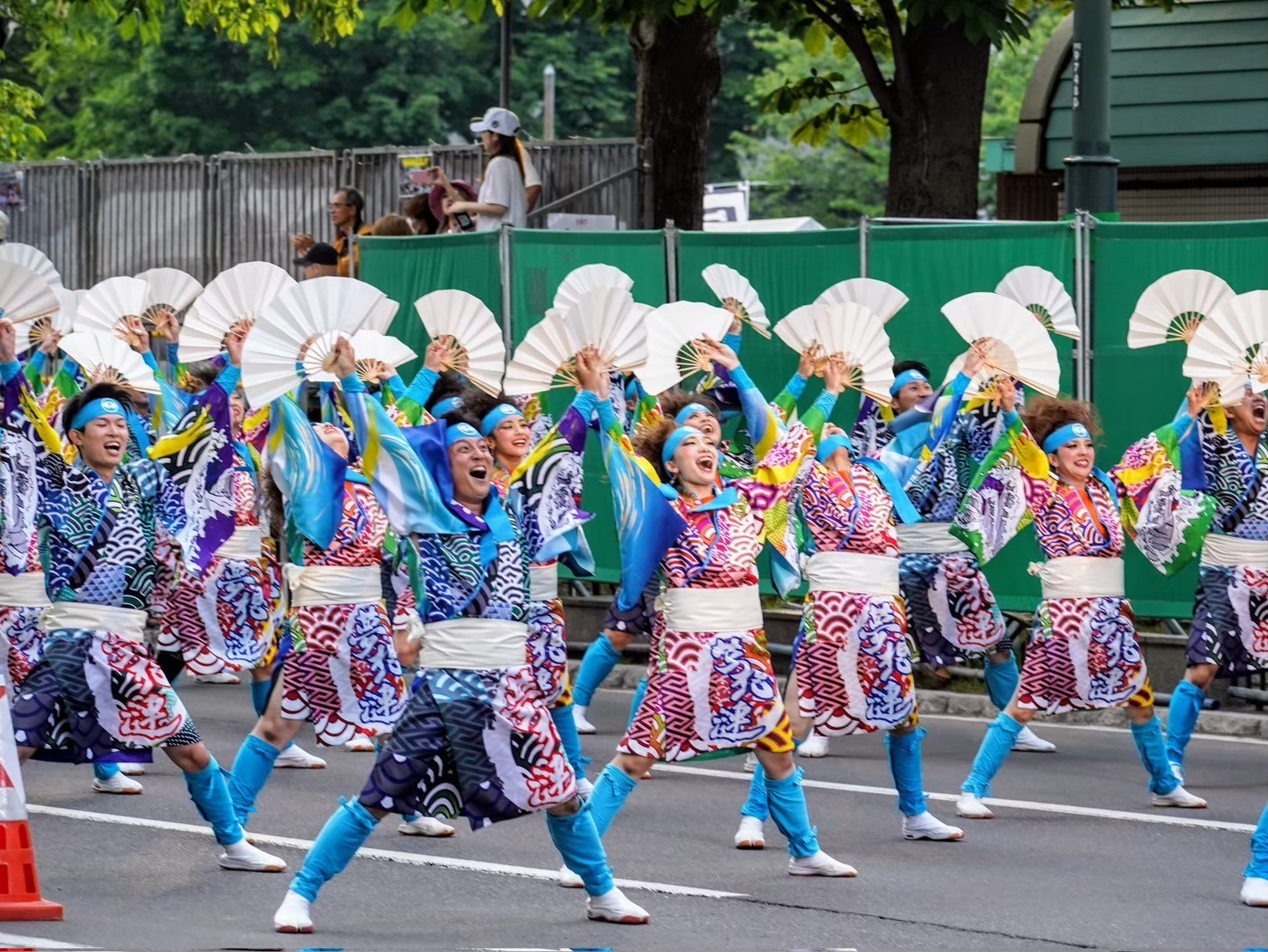 夢想漣えさし 演舞の様子（2024年）