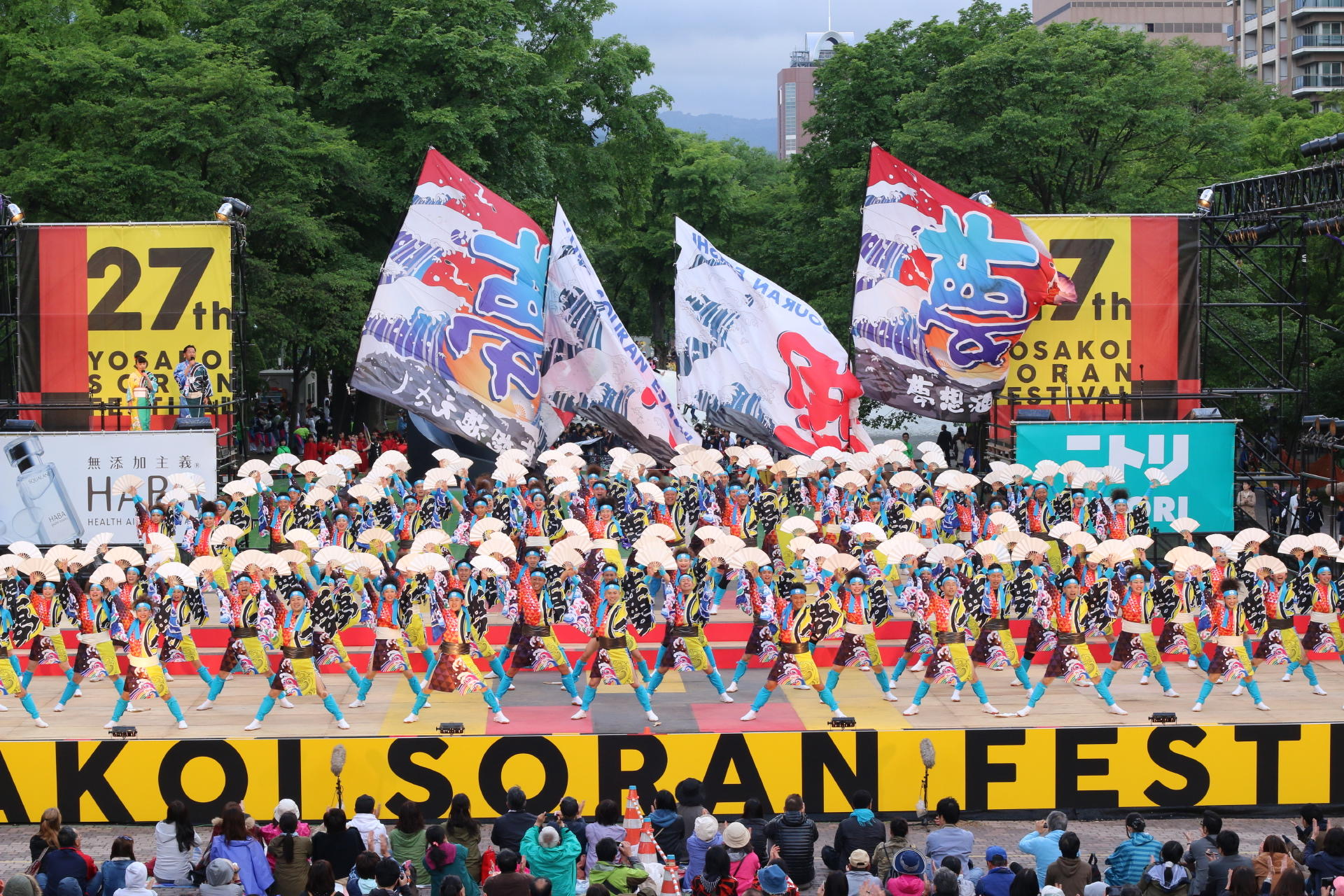 過去YOSAKOIソーラン大賞を5回受賞（写真は2018年）