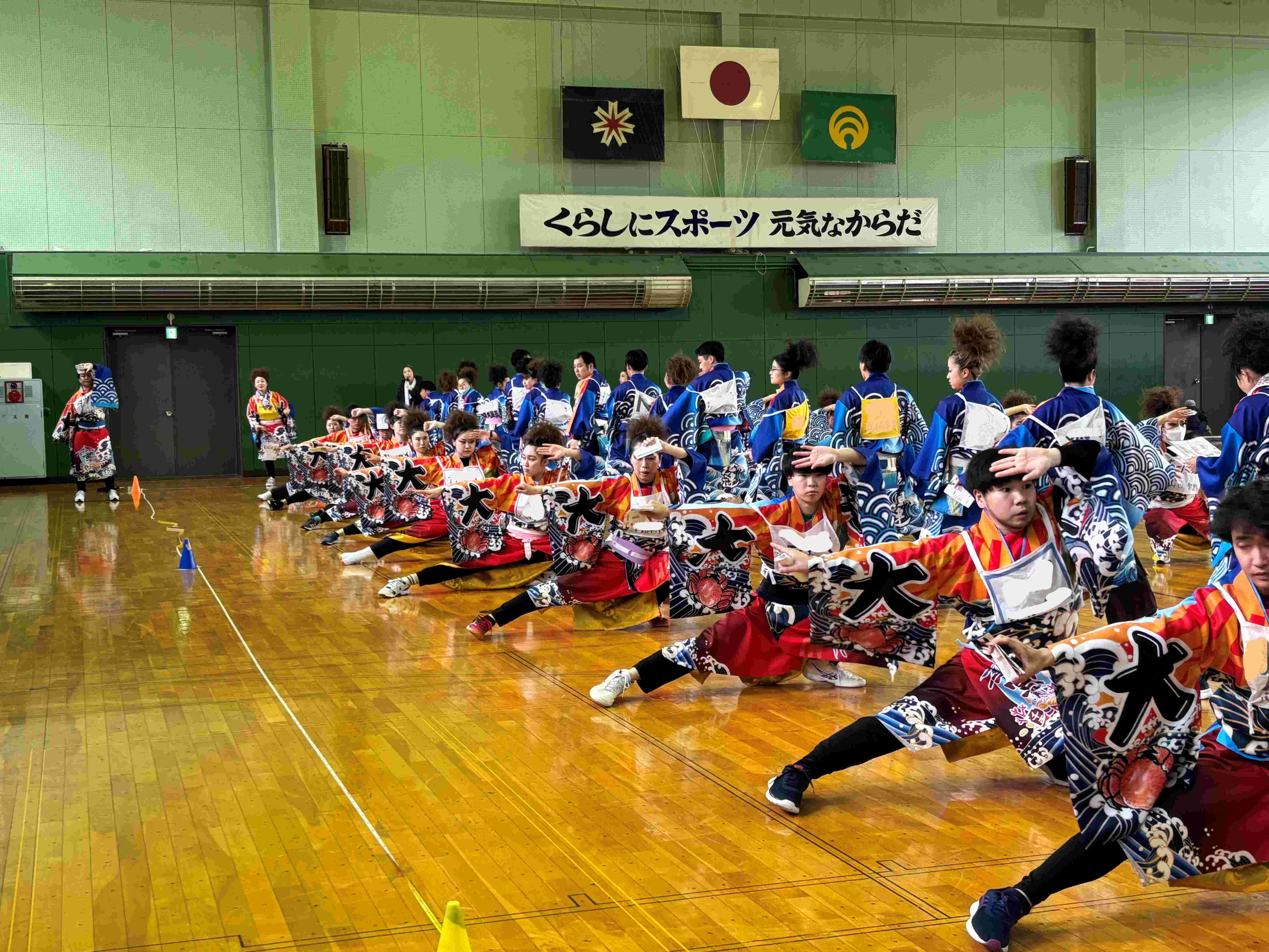 チーム練習の様子