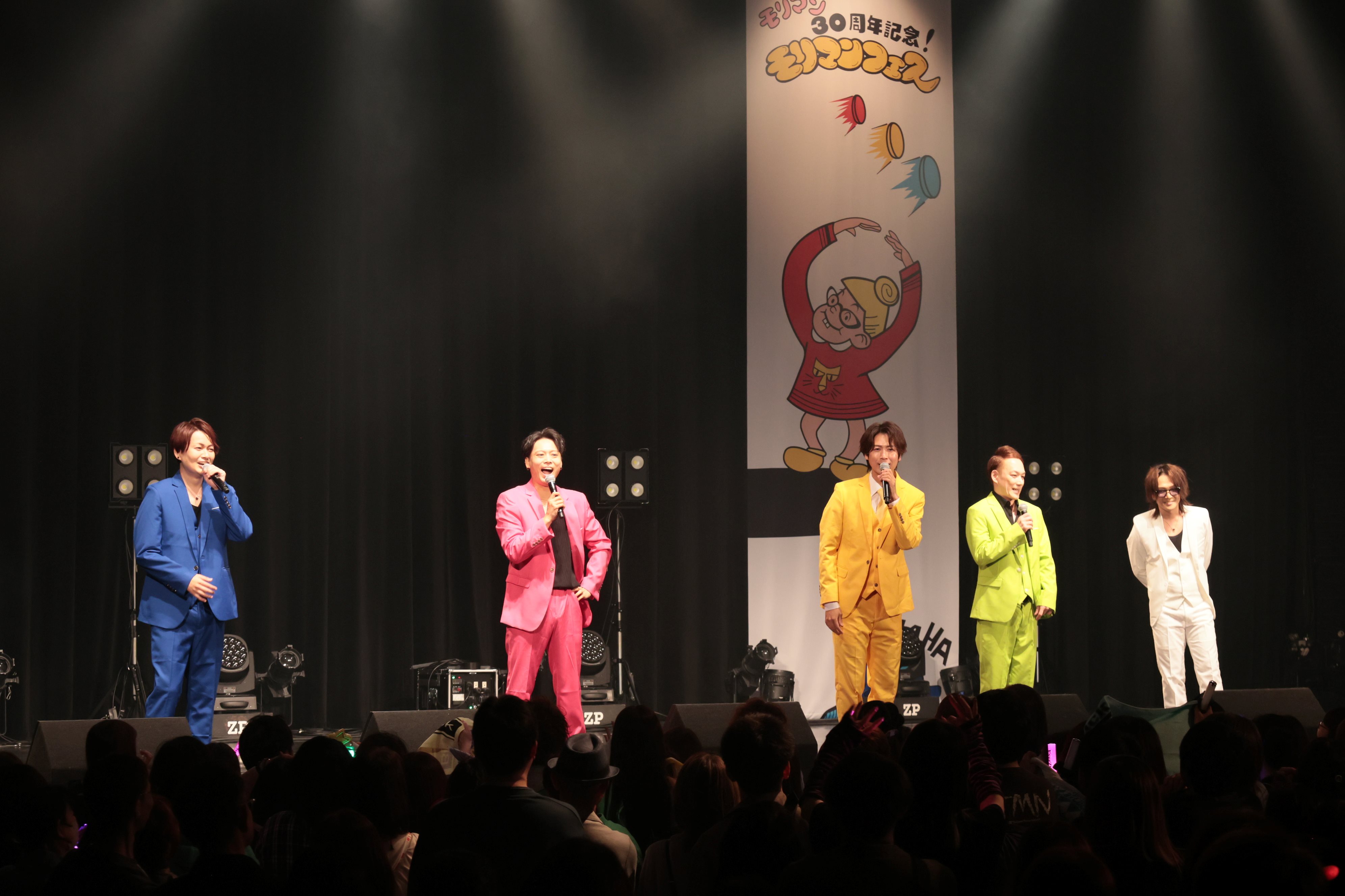 14年ぶりの復活ステージとなったB☆Luck”(C)モリマンフェス