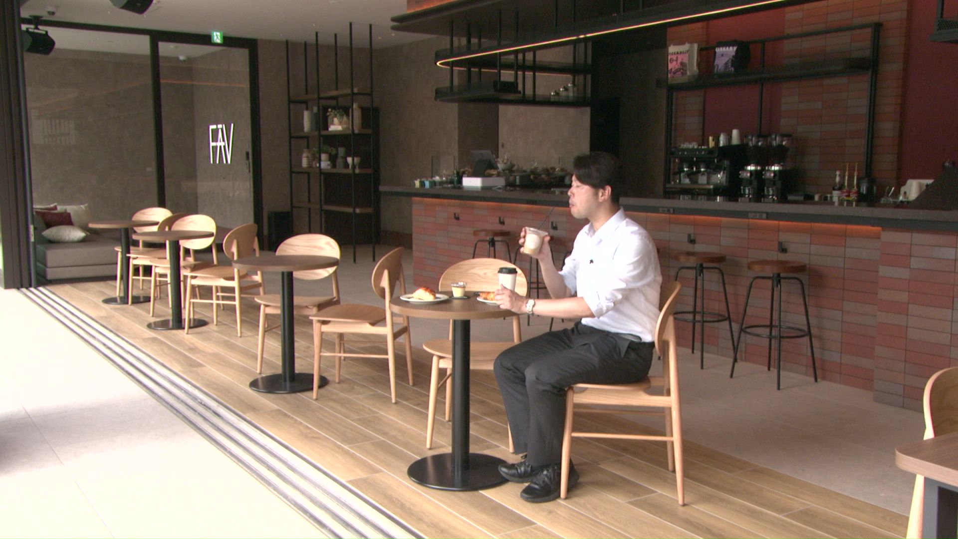 落ち着いた空間でひと休み