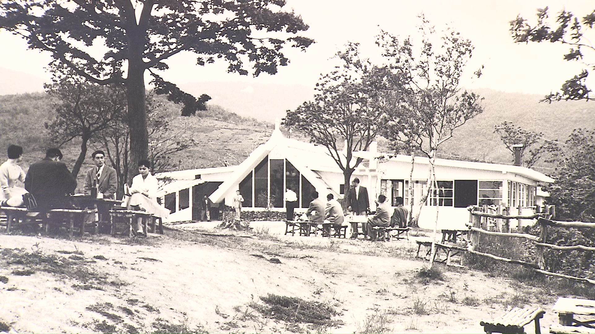 石狩湾を望みながらジンギスカンを味わえた