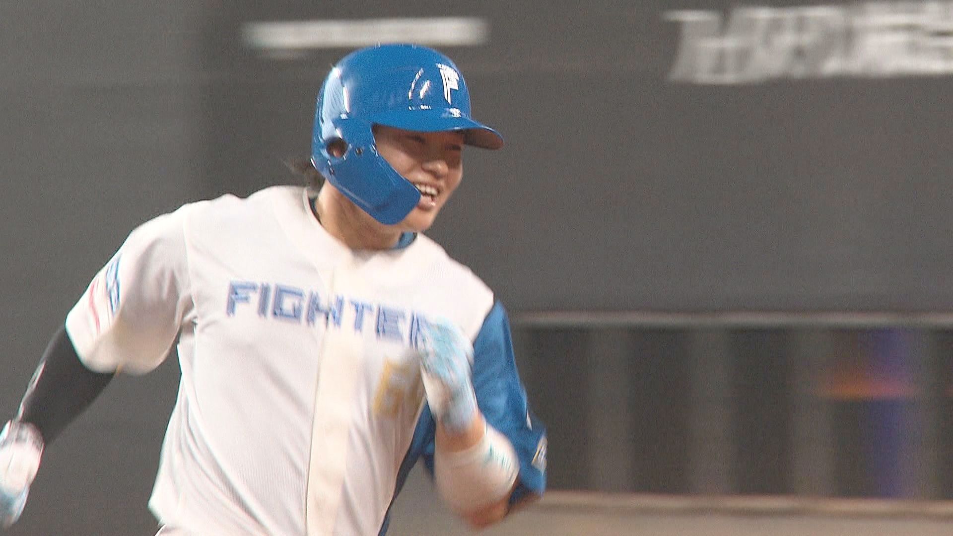 6月15日広島戦でサヨナラホームランを放った北海道日本ハムファイターズの田宮裕涼選手