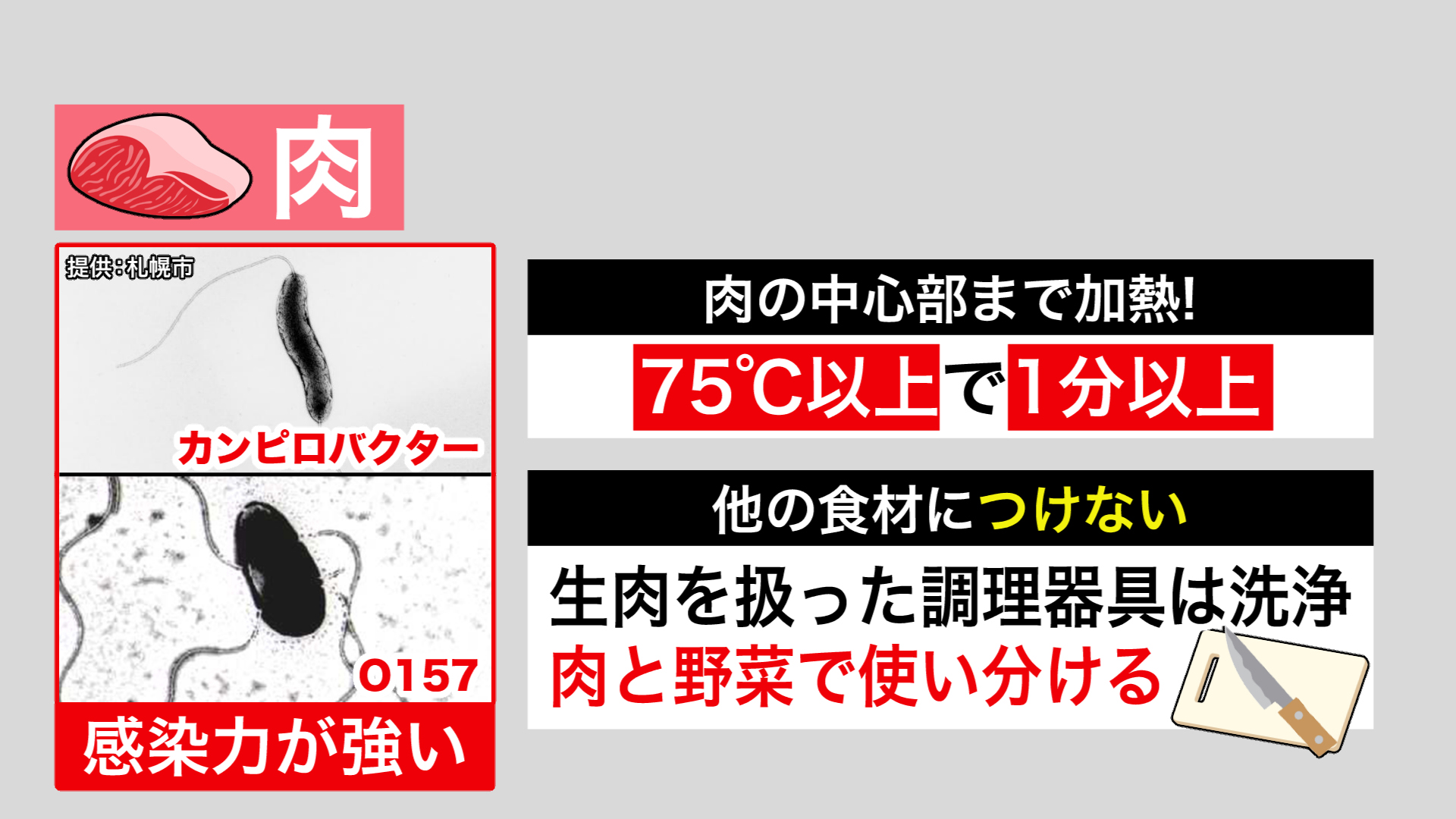 肉に付着しやすい細菌