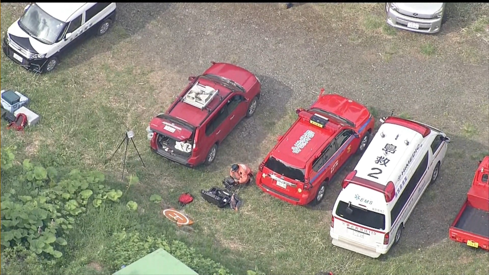 警察などによる捜索