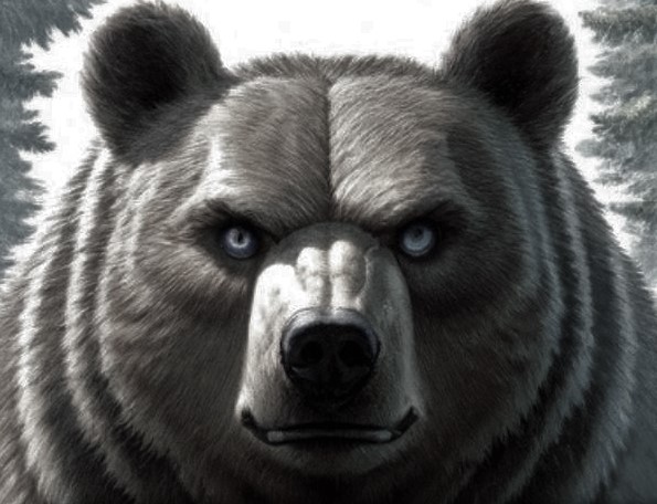 ヒグマ速報　※画像はAIで作成