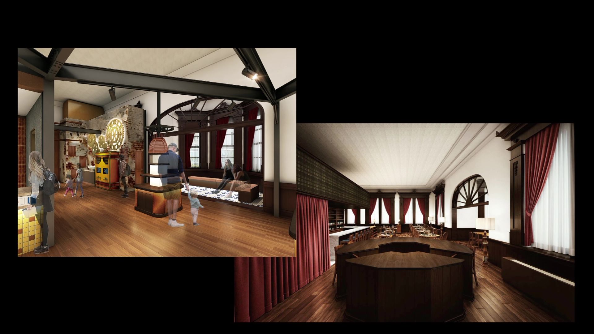 庁舎の中にはカフェなども(提供 北海道赤れんが未来機構)