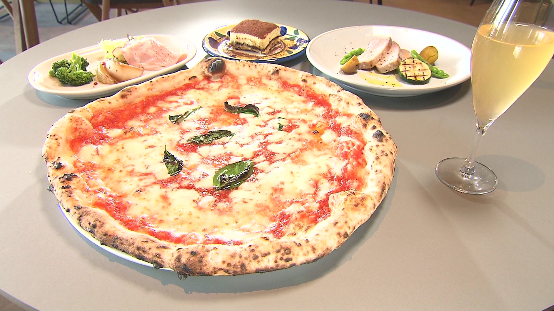 看板メニューのマルゲリータ