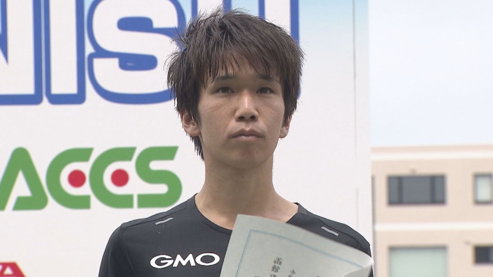 自己ベストを記録した吉田祐也選手