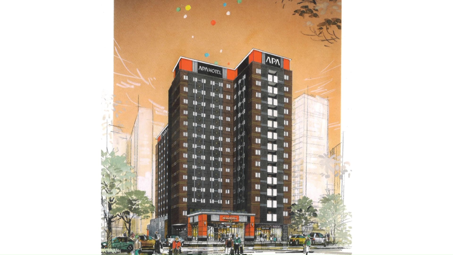 2027年3月に開業予定「アパホテル＆リゾート札幌駅前」