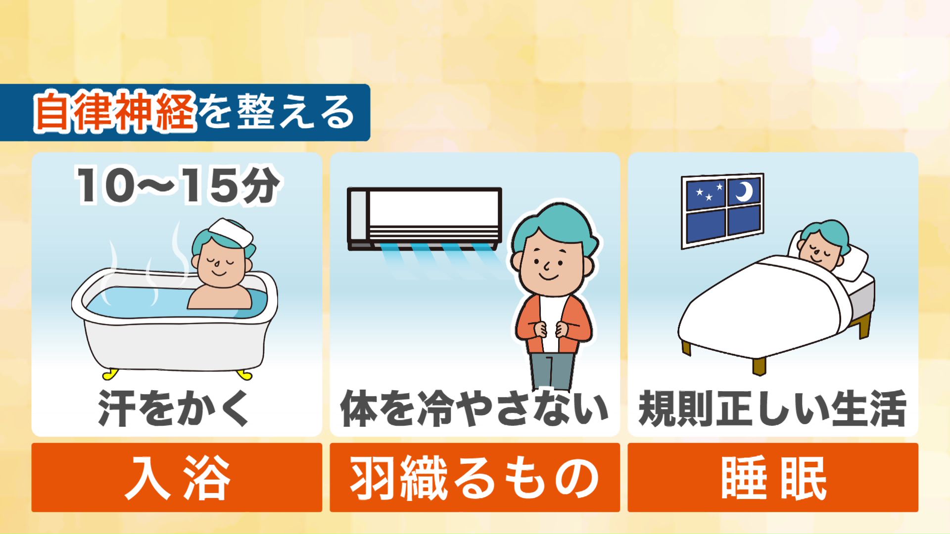 自律神経を整える対策