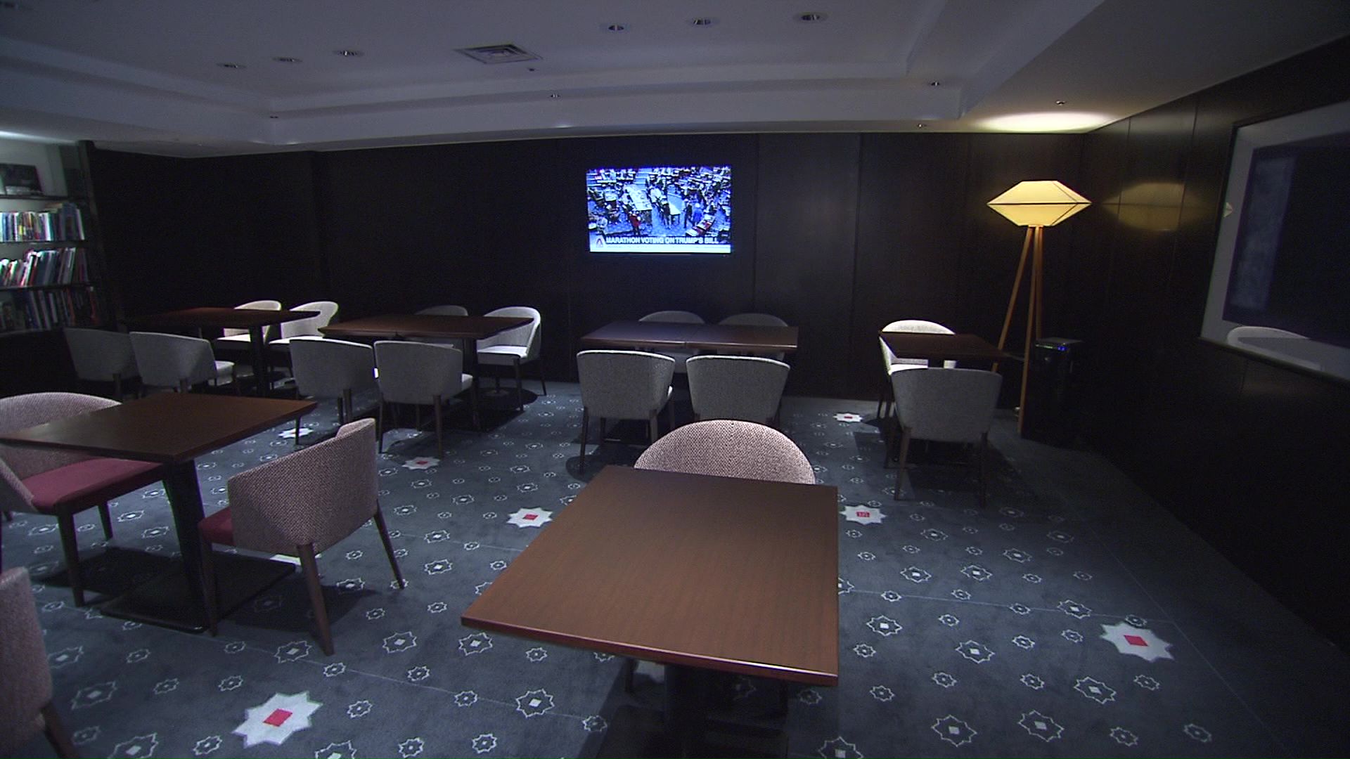 改修が行われたラウンジ