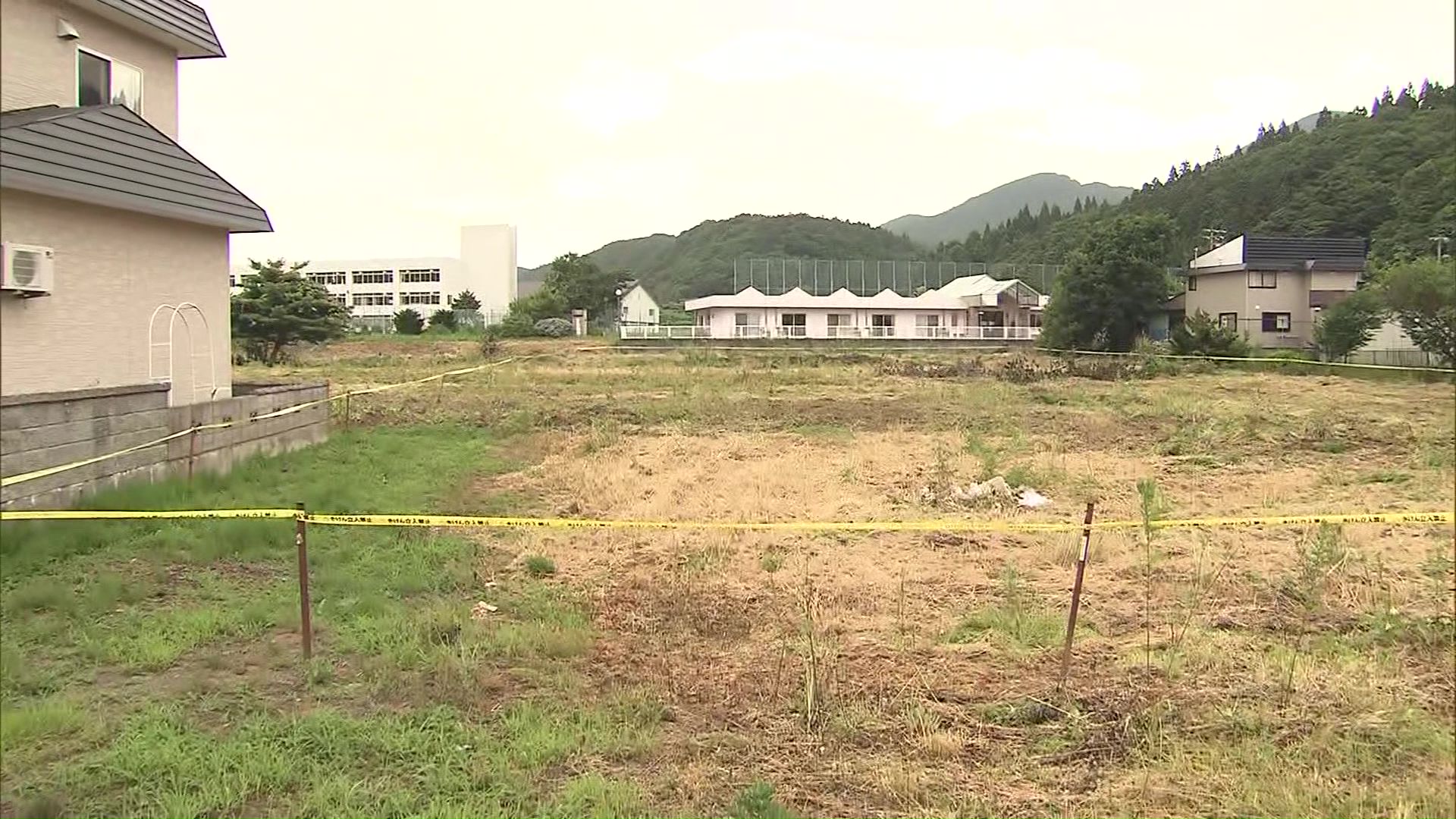 クマが目撃された現場