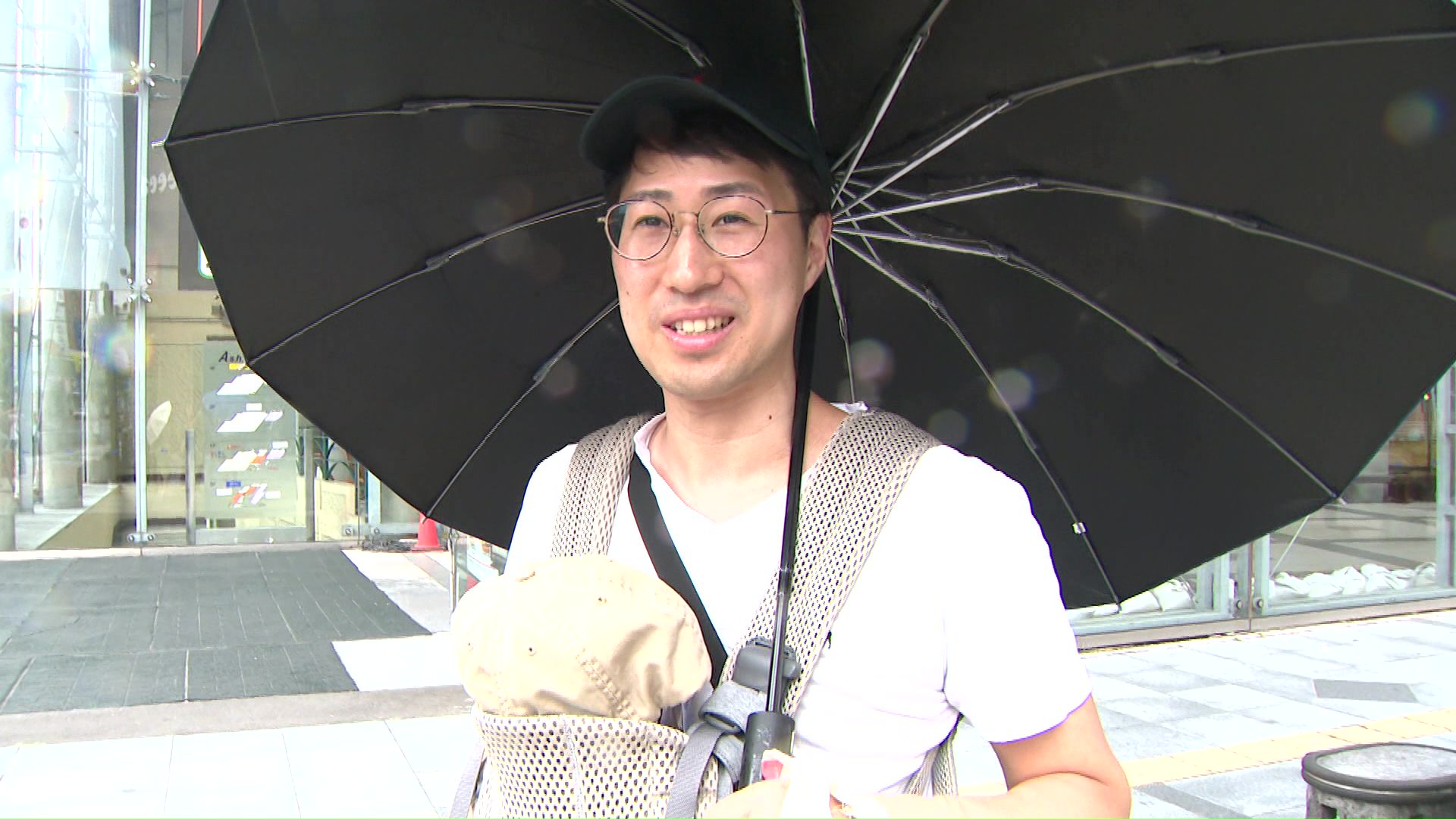 東京から帰省中の男性