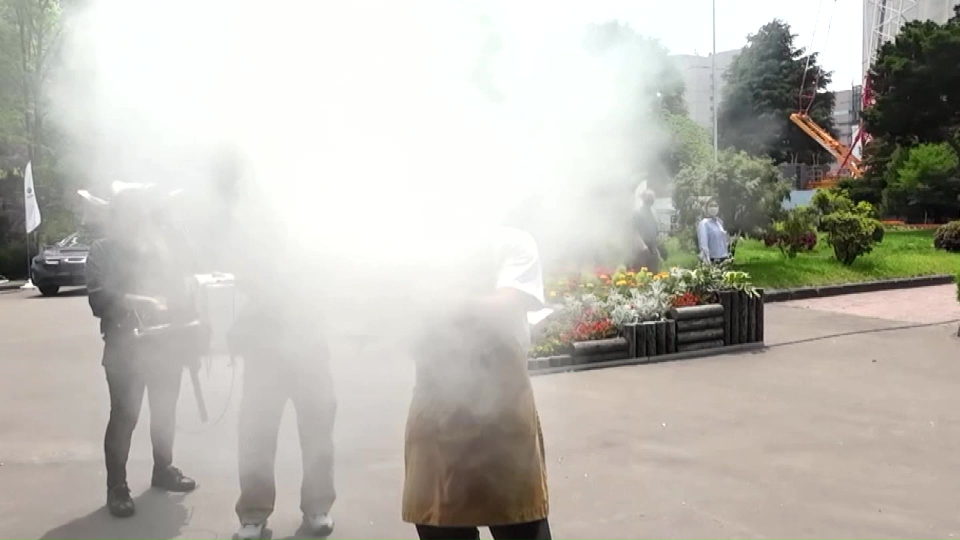 視界が真っ白に