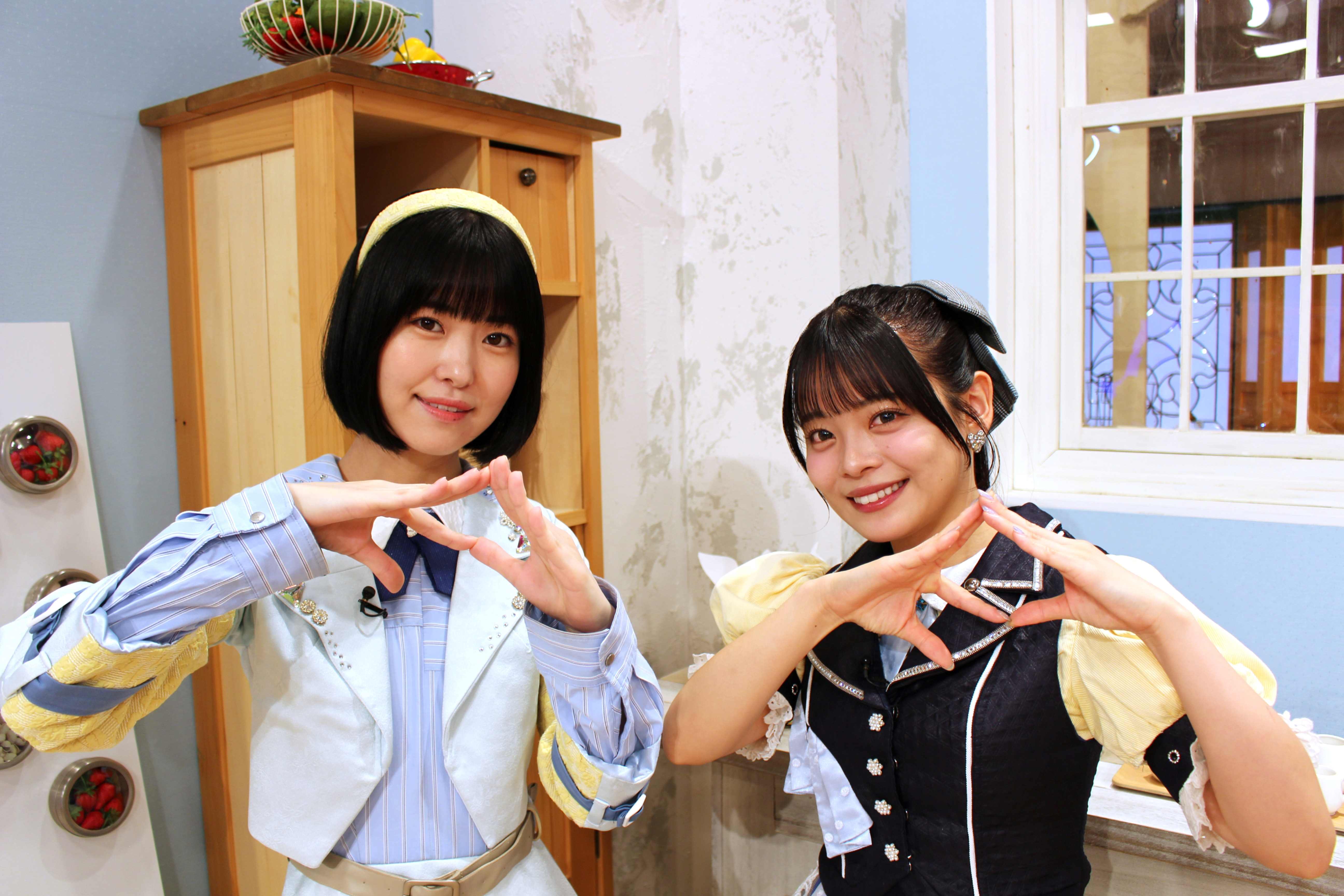 タイトル未定の阿部葉菜さん(右)と冨樫優花さん(左)